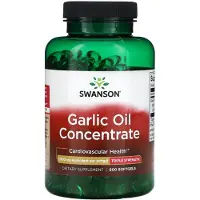 Swanson Health - Geconcentreerde Knoflookolie, 1500 mg - 500 Zachte Capsules