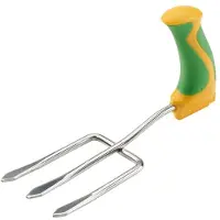 Peta ergonomische handvork - Roestvrij staal - Pistoolgrip-handvat - 26 cm