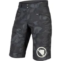 Endura SingleTrack II Korte Broek Zwart Camo || Maat: M