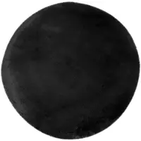 Muratap Heaven fluffy soft vloerkleed hoogpolig effen tapijt - 160 cm rond