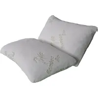 Herzberg - 2x Bamboe kussens - 50x70 cm - Met traagschuim -
