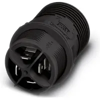 Phoenix Contact 1423986 Leidingverbinding Wanddoorvoering Totaal aantal polen: 3 + PE Serie (ronde connectoren): QUICKON 1 stuk(s)