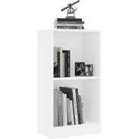 vidaXL Boekenkast 40x24x75 cm bewerkt hout wit