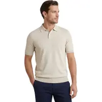 HUGO BOSS BOSS Orange Asac_P polo beige 2-knoops katoen