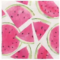 Papstar 10x 20 Servetten 3-laags 1/4 vouw 33 cm x 33 cm Watermelon