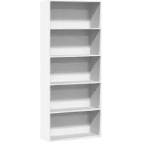 vidaXL Boekenkast 80x30x189 cm bewerkt hout wit