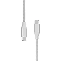 XLayer 217086 1 x USB C male naar 1 x USB C male oplaadkabel 1.5m Zilver