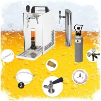 Ich-zapfe Complete set, biertap, PYGMY 25 LE, 1-kraans droogkoeler, 30 liter/uur - Biertap, Beertender, Thuistap, Bierkoeler, Green Line .