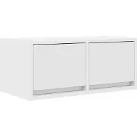 vidaXL Tv-meubel 60x31x25,5 cm bewerkt hout wit
