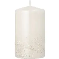 Papstar Zuilkaars Safe Candle, tot 36 uur, zelfdovend, Ø 60 x H 100 mm, paraffine, parelwit, 6 stuks