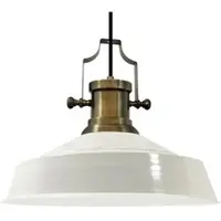 ROYALTECH Hanglamp Augusta, dimbaar, wit / opaal, Woon-/ Eetkamer, metaal, Vintage, hanglamp