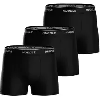 Huddle Boxershorts zwart / wit