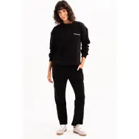 Justever Sweatshirt zwart / wit