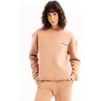 Justever Sweatshirt brokaat / zwart