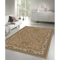Muratap Nain klassiek laagpolig oosters vloerkleed vintage tapijt - 140x200