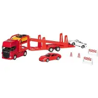 Goki Speelgoed Super Truck, autotransporter Scania V8, schaal 1:60-64, meerkleurig