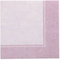 Papstar 8x 20 Servetten ROYAL Collection 1/4 vouw 40 cm x 40 cm lila Linum