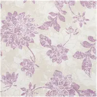 Papstar 8x 20 Servetten ROYAL Collection 1/4 vouw 40 cm x 40 cm paars Flowers