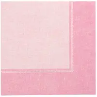 Papstar 8x 20 Servetten ROYAL Collection 1/4 vouw 40 cm x 40 cm roze Linum