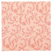 Papstar 8x 20 Servetten ROYAL Collection 1/4 vouw 40 cm x 40 cm nectarine Damascato