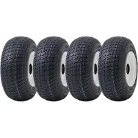 Parnells 13x5.00-6 Grasmaaierbanden &amp; Velgen Wanda P332, 25mm 6205 Lagers (Set van 4)