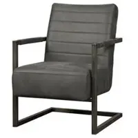 Tower Living Fauteuil Rocca Bull Antraciet