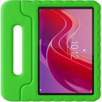 HappyCase Kinder Tablethoes Geschikt voor Lenovo Tab M11/K11 | Kindvriendelijke Hoes | Beschemhoes | Kinderhoes | met Handvat en Standaard | Groen