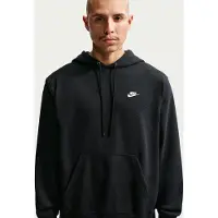 Nike Sweatshirt 'Club Fleece' zwart / wit