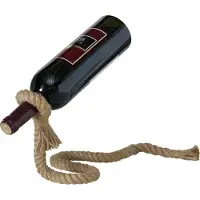 Boltze Fleshouder - Magic - 33x15x16cm - Touw - - Bruin