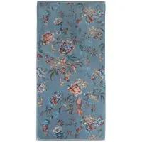 Pip studio Badlaken Secret Garden Blue (70 x 140 cm)