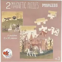 Egmont toys magneetpuzzel prinses - educatief speelgoed 17,5x17,5 cm.