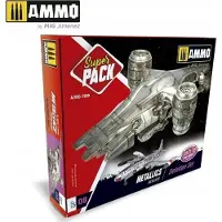 Vallejo AMMO by Jimenez Modelbouwdecoratie - 7809 Super Pack Metallics - Solution Set Effecten set
