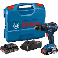 Bosch GSB 18V-55 Accuschroefboormachine | 2 x 2,0 Ah accu + Snellader | In L-Case - 06019H5305
