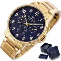 Tommy Hilfiger Daniel herenhorloge Goudkleurig 1710384