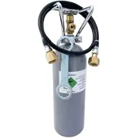Ich-zapfe Complete Set voor Bruiswater machine (bruiswater maken) - met CO2 - 0.5 kg, 1-kraan