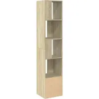 vidaXL Boekenkast 40x36x189 cm bewerkt hout sonoma eikenkleurig