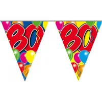 Folat 3x Vlaggenlijn 80 jaar 10 meter - Vlaggenlijnen