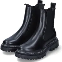 Tamaris Chelsea boots 'Stiefel Damen 1-25491-41 001 Echtleder in schwarz' zwart