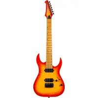 Spira Guitars S-507 QFB Fireburst 7-snarige elektrische gitaar