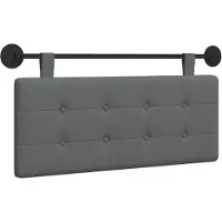 vidaXL Hangend hoofdbord Stof