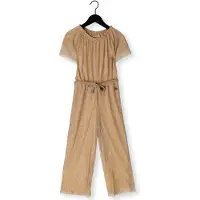 Like Flo jumpsuit goud Meisjes Polyester Ronde hals Effen - maat 128 - glitter