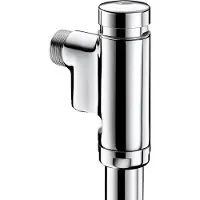 Delabie Tempoflux mechanische closetspoeler opbouw chroom bediening knop samenstelling compleet/Anti-vandaal