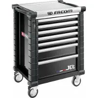 Facom Jet Gereedschapswagen 7 Laden M3 Zwart - JET.7NM3A - JET.7NM3A