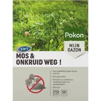 Pokon Onkruid en mos verwijderaar gazon | | 50 m² (Korrels, 2750 gram)