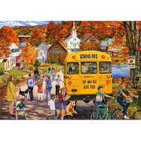 Bluebird Puzzle legpuzzel The School Bus - 2000 stukjes puzzelplezier.
