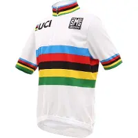 Santini Uci World Champion Korte Mouw Wielertrui
