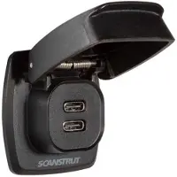 Scanstrut Flip Pro Max Dual Usb-c Charging Connector Zilver