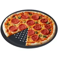 Excellent houseware - Perforeerde Pizza Vorm - 32 cm - Antikleef - Hittebestendig