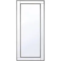Beliani FENIOUX - Wandspiegel - Zilver - Synthetisch materiaal