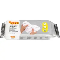 Jovi Kinder speelgoed klei - 1 kilo - kleur wit - Boetseer/boetseren klei - knutselen